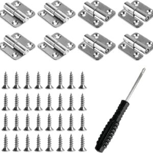 8 bisagras acero inoxidable 1.5" desmontables