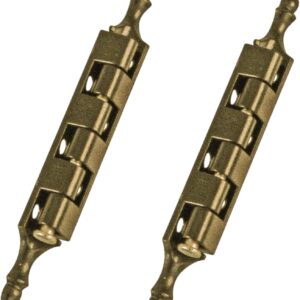 Bisagra desmontable AMIG en zamak color cuero 95x9 mm