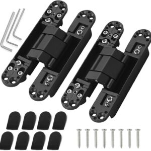 Bisagras ocultas WMLBK para puerta plegable, pack 2 unidades
