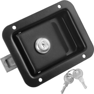 Cerradura de pestillo para panel de remolque 119x12 mm