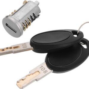 LIFKOME Cilindro de Cerradura Plata para Puertas de Remolque