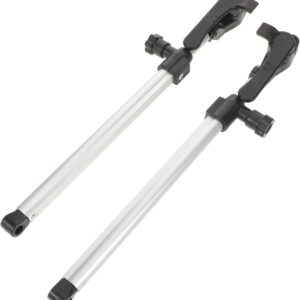 Soporte ventana RV aluminio ajustable (2 uds.)