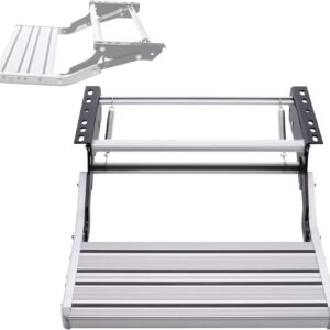 Escalera plegable aluminio 200 kg para autocaravana