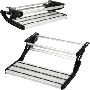 Escalón plegable eléctrico para autocaravana