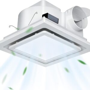 Extractor baño Gopper 12" con luz LED frío