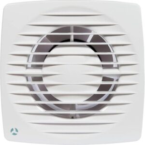 Air Flow Aura 100T - Extractor Baño 50 m³/h, 26 dB, Temporizador