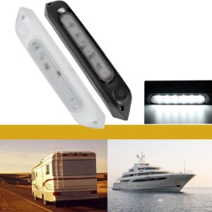 Luz toldo caravana JUTTAUTO 12V LED 8W táctil blanco/negro
