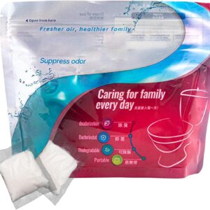 Inodoro portátil Gel absorbente 30 uds. para camping