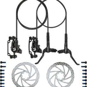 ROADNADO Frenos hidráulicos MTB 160mm, juego delantero y trasero