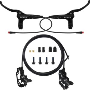 BUCKLOS HD-E375 Frenos disco hidráulicos MTB 4 pistones