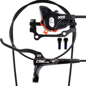 Juego frenos hidráulicos CNC MTB 160/180mm negro