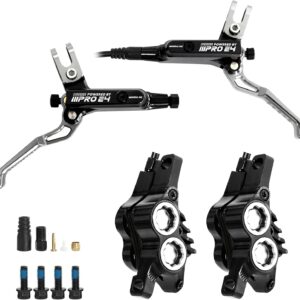 Juego frenos hidráulicos IIIPRO E4 4 pistones para MTB