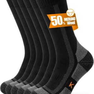 Calcetines térmicos acolchados de lana merino 3 pares