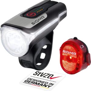 Kit iluminación LED SIGMA AURA 80 + NUGGET II para bicis
