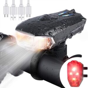 Conjunto luces LED para bicicleta XMING recargables USB