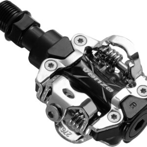 VENZO Pedales compatibles SPD MTB, aluminio CNC y tacos incluidos
