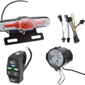 Kit luces LED 48V/36V para bicicleta eléctrica Gaderth