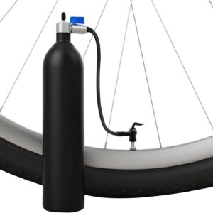 Bomba de aire 200 PSI 1.2 L para bicicletas