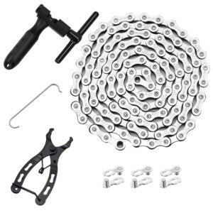 Kit cadena bicicleta RUBY.Q 12/36v, rompecadenas y alicates