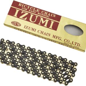 Cadena Izumi Oro/Negro 1/8 x 1/2 (116 eslabones)