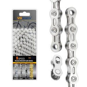 Cadenas bici VG SPORTS 6-11v ligeras semihuecas varios colores