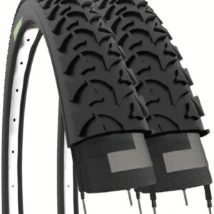Neumáticos MTB 20" 20x1,95 (50-406) Ecovelò negros con tacos