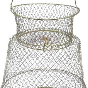 Cesta metálica plegable para pescado Fayvosiue