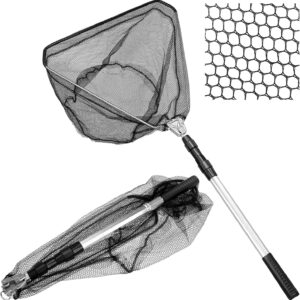 Red de pesca telescópica QWORK 1,5 m - Mango aluminio