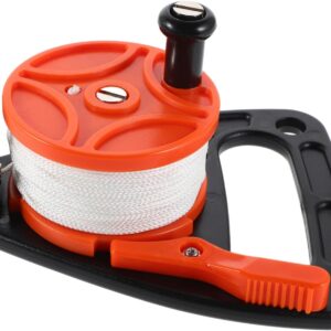 Toyvian Carrete de buceo 46m con tope de pulgar