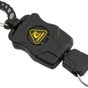 Cressi Mini Retractor Automático Buceo - Negro