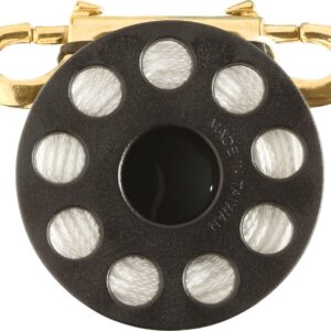 SEAC Carrete Spool Negro L con Mosquetón