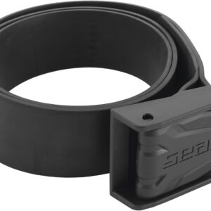 Cinturón de goma con hebilla SEAC 0990006 Hombre Negro