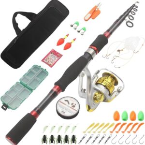 Conjunto caña mar 47 cm carbono 1,8 m GYBBHia