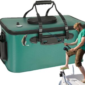 Cubo de pesca impermeable: transporte seguro de peces