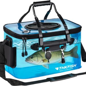 Cubo plegable de 6 galones para cebo vivo - THKFISH