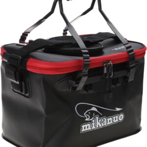 Cubo plegable para peces vivos y cebos Mirweon