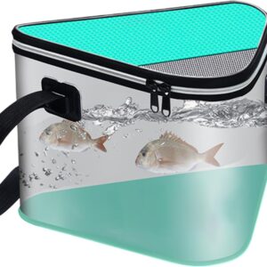 Cubo plegable 12L para pesca y acampada