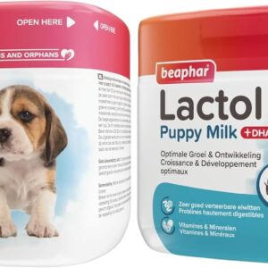 Beaphar LACTOL - Leche en polvo para cachorros y perros delicados, 2 unidades