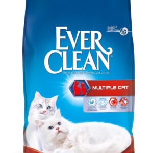Arena perfumada Ever Clean Multiple Cat 20L para varios gatos