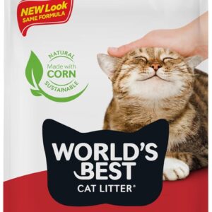 Arena para gatos World's Best Multiple Cat sin aroma 28 lb