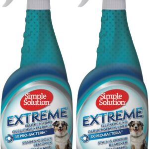 Eliminador de olores y manchas para perros Simple Solution - 750 ml (2 uds.)