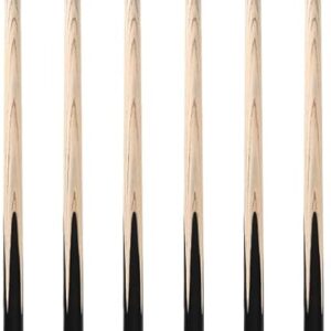 Juego de 6 palos billar HMQQ 58" 20 oz, punta 13mm