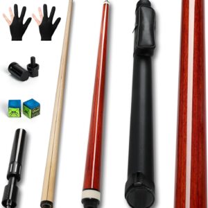 Taco de billar profesional Advanced - Fibra de carbono y arce macizo