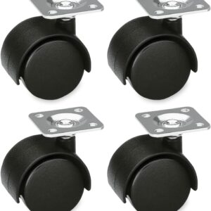 Amig - Pack 4 ruedas para muebles Ø 40 mm - 35 kg