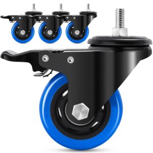 Ruedas Humagineer 3" con rosca 3/8"-16 x 1" (juego de 4)