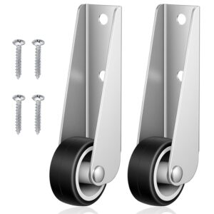 Ruedas direccionales de goma TPR 40x68mm - 2 unidades