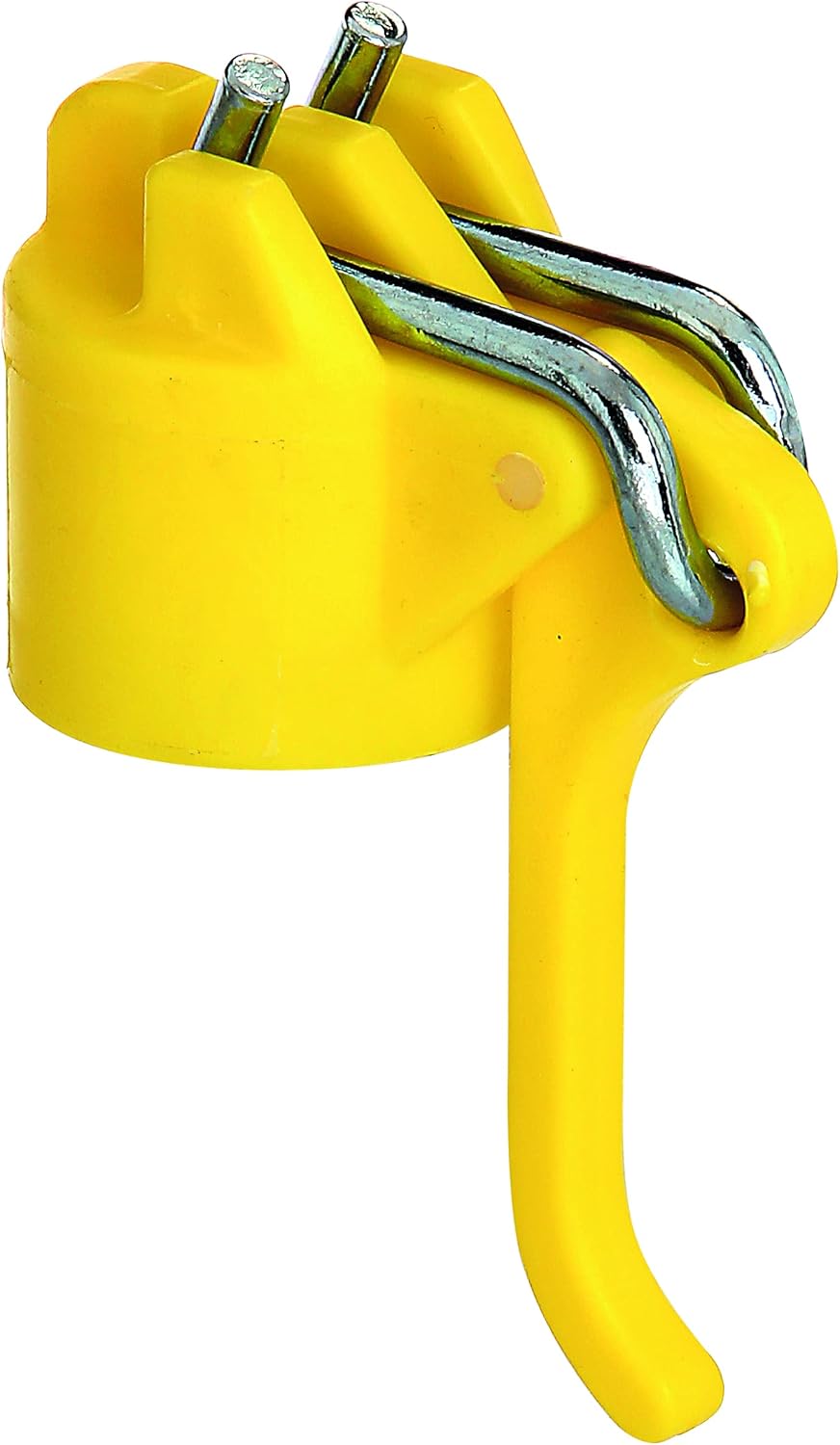 Alberts 654252 Cabezal tensor para postes de tendal | Plástico amarillo Ø 42 mm