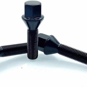 Juego de 20 tornillos rueda M12x1.5 para Citroën - Negro
