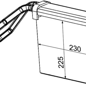 MAHLE AE 95 000P Evaporador aire acondicionado Volvo/Ford LHD