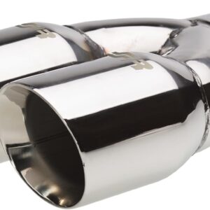 Escape deportivo Simoni Racing Ø2x76x240mm, acero inoxidable